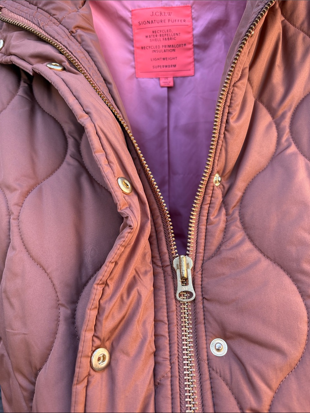 J. Crew XS Signature Puffer with primaloft. - Picture 6 of 9